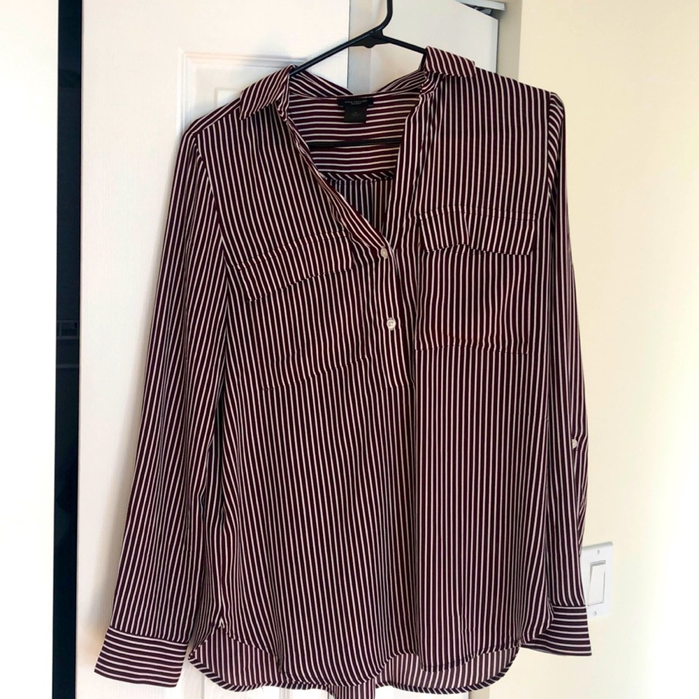 Ann Taylor striped blouse